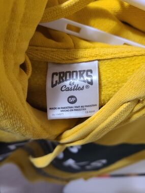 Crooks & Castles Yellow Pullover